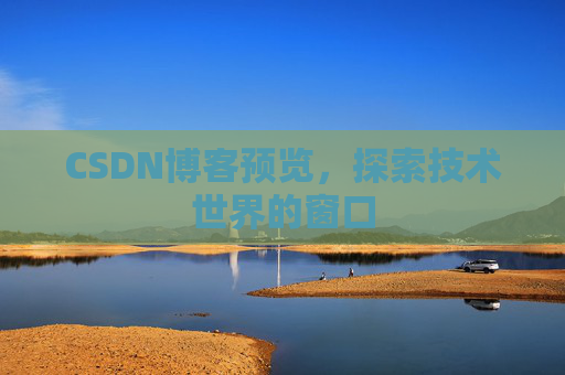 CSDN博客预览,探索技术世界的窗口